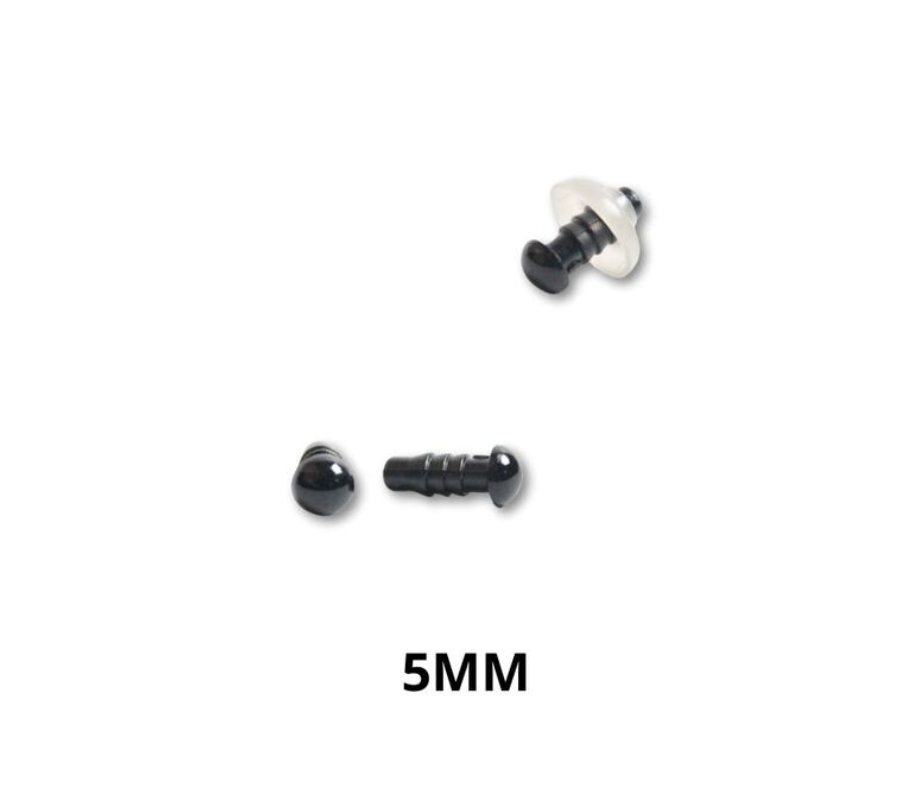 Ojos de seguridad negros